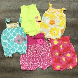 Lot of bubble rompers